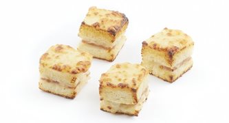 Mini croque ham-cheese